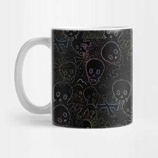 Fanny Halloween Glitter Skulls For Happy Hollyday Mug